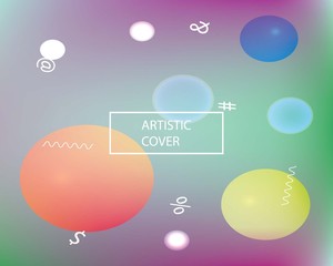 Inspiring colorful modern background.