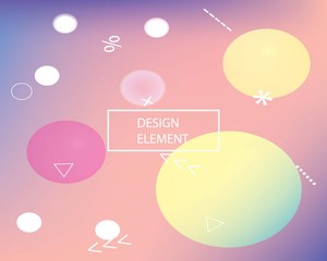 Soft color gradient background.