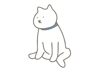 北海道犬おすわり