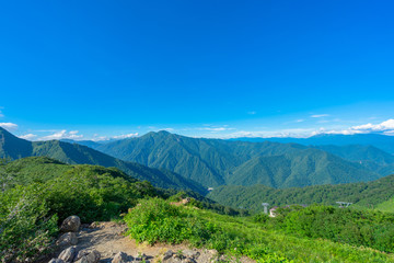 Fototapeta na wymiar 谷川岳 登山 トレッキング 避暑 高地 高原
