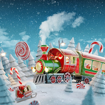 Santa's Christmas train
