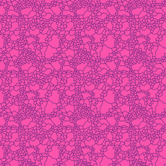 Abstract seamless pattern in violet and pink colors