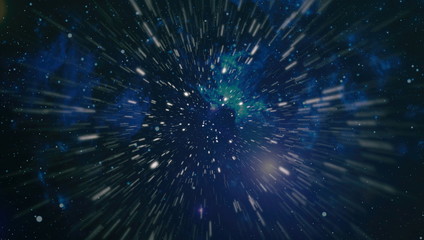 The center of milky way galaxy and space dust in the universe, Night starry sky with stars