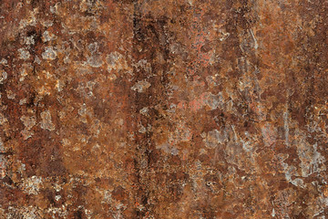 Dirty painted rusty iron background