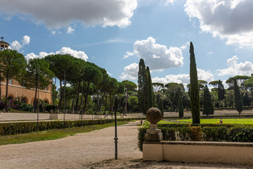 Walk in Borghese garden