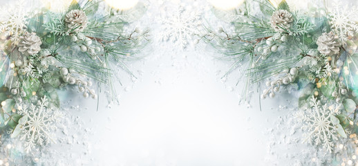 Christmas and New Year holidays concept