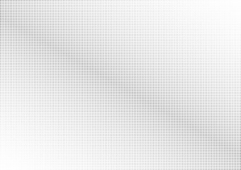 Abstract halftone dotted background. Monochrome futuristic grunge pattern, stars.  Vector modern optical pop art texture for posters, site, postcard, cover, labels, vintage sticker, mock-up layout.