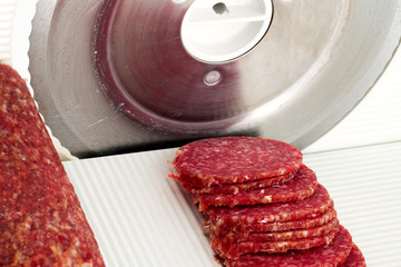 Meat Slicer slicing machine salami