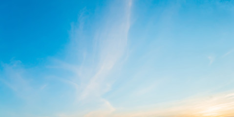 colorful sunset sky background at the view point