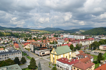 Obraz premium View of Krynica Zdroj Bartfa in Poland