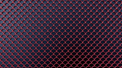 Interior pattern, architectural background. 3d illustration, 3d rendering.