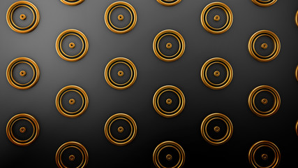 Interior pattern, architectural background. 3d illustration, 3d rendering.