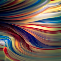 Elegant colored background with lines. 3d illustration, 3d rendering.