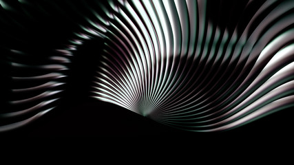 Luxury golden metal background with lines. 3d illustration, 3d rendering.