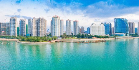 Coastal cityscape of Guangxi, China