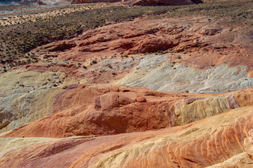 arches national park valley of fire desert