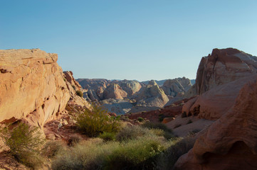 arches national park valley of fire desert