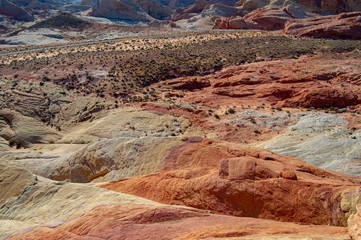 arches national park valley of fire desert