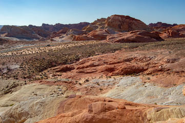 arches national park valley of fire desert