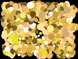 Bright festive falling confetti. EPS10. Vector illustration.