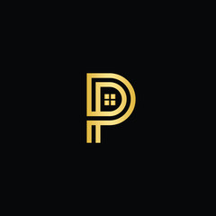 P letter Luxury architecture logo vector free