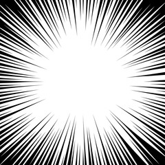 Comic Radial Speed Lines