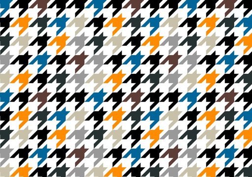 Seamless houndstooth pattern