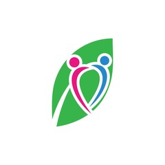 Healthy Life Logo template f