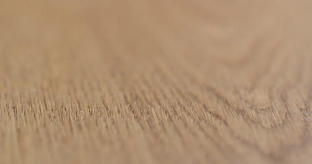 Fototapeta na wymiar closeup of oil finished oak wood surface