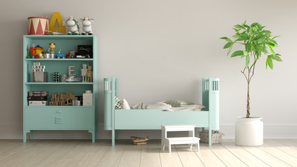Interior of modern living room 3D rendering