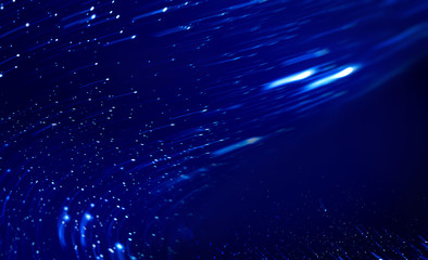 Stream of flashes of light