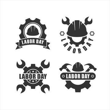 Flat Design Labor Day Collections