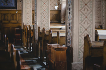 Fototapeta premium Interior of the Old Synagogue 