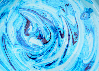 Color abstract composition obtained from a mixture of colors. Concept - Background