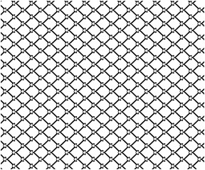 Fototapeta premium Abstract seamless geometric pattern background, black and white