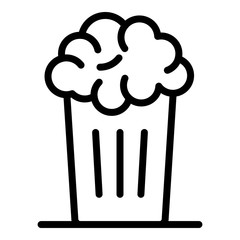 Beer mug icon. Outline beer mug vector icon for web design isolated on white background