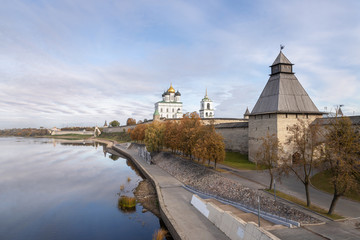 Pskov Kremlin. Trinity cathedral, Pskov, Russia