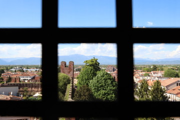 イタリア・ヴェネト州ののどかな村風景