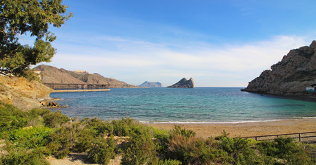 Obraz premium Playa de Cocedores del Hornillo, Águilas, Murcia, España
