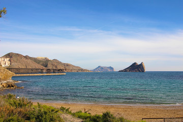 Playa de Cocedores del Hornillo, Águilas, Murcia, España