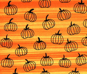 background orange pumpkins halloween graphics