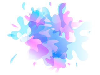 Abstract blob watercolor background. Vector illustration for poster
