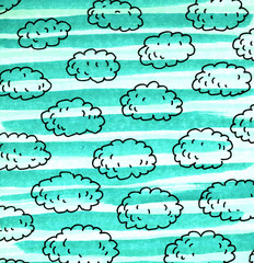 background blue sky clouds graphics