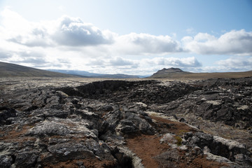 Fototapeta na wymiar Surthellir Caves are tunnels created by volcanic activity, Iceland