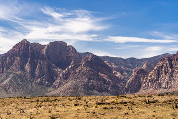 Naklejka na ściany i meble Red Rock Canyon Las Vegas Nevada USA