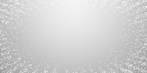 Magic stars Christmas background. Subtle flying sn