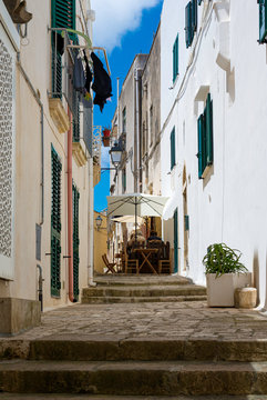 Otranto alleys. Otranto Alley Puglia, Italy