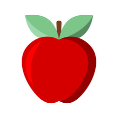 Apple icon isolated on white background