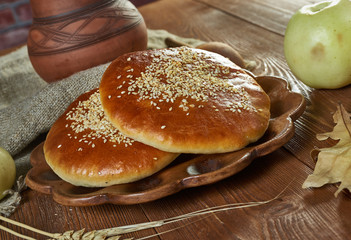 Middle Eastern Sesame flapjack