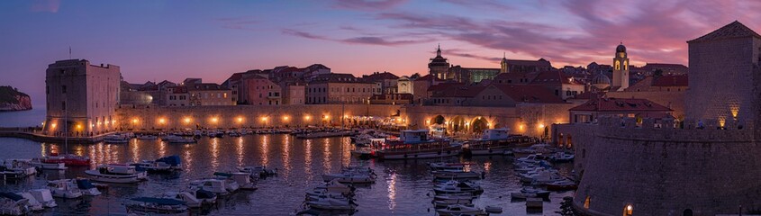 Fototapeta premium Dubrovnik Old Town port area, Croatia